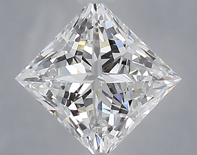 1.05 Carat Princess Shaped, Very Good Cut, D Color, VVS2 Clarity, IGI Certified Lab Grown Diamond