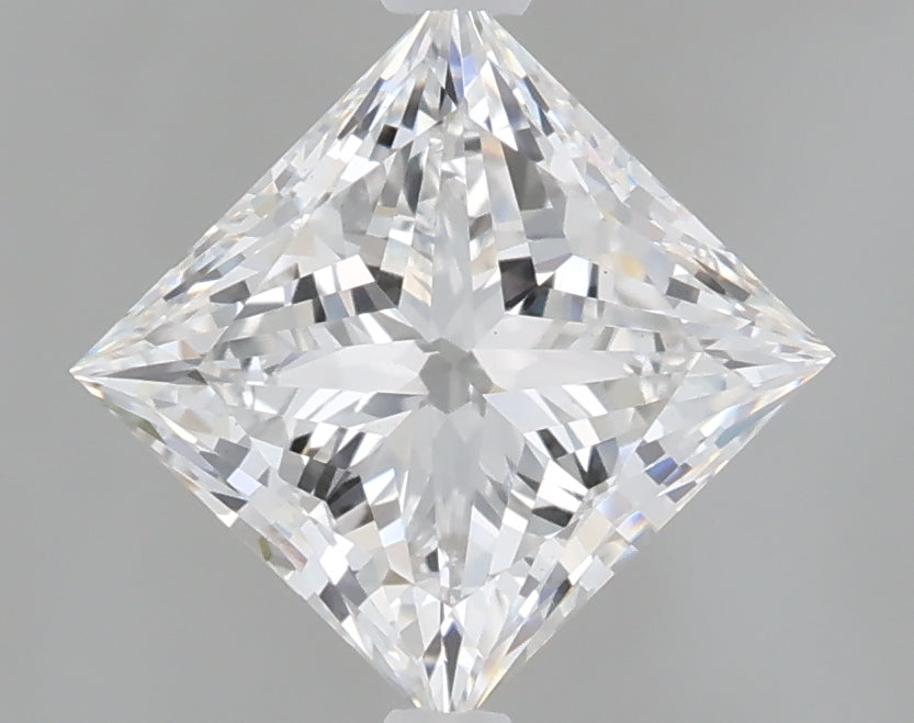 1.53 Carat Princess Shaped, Excellent Cut, D Color, VS1 Clarity, IGI Certified Lab Grown Diamond