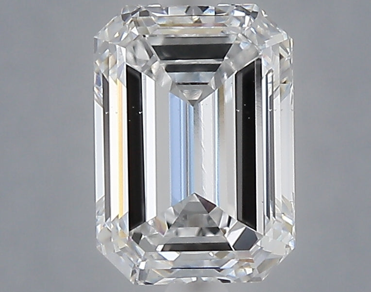 1.56 Carat Emerald Shaped, Ideal Cut, D Color, VS1 Clarity, IGI Certified Lab Grown Diamond