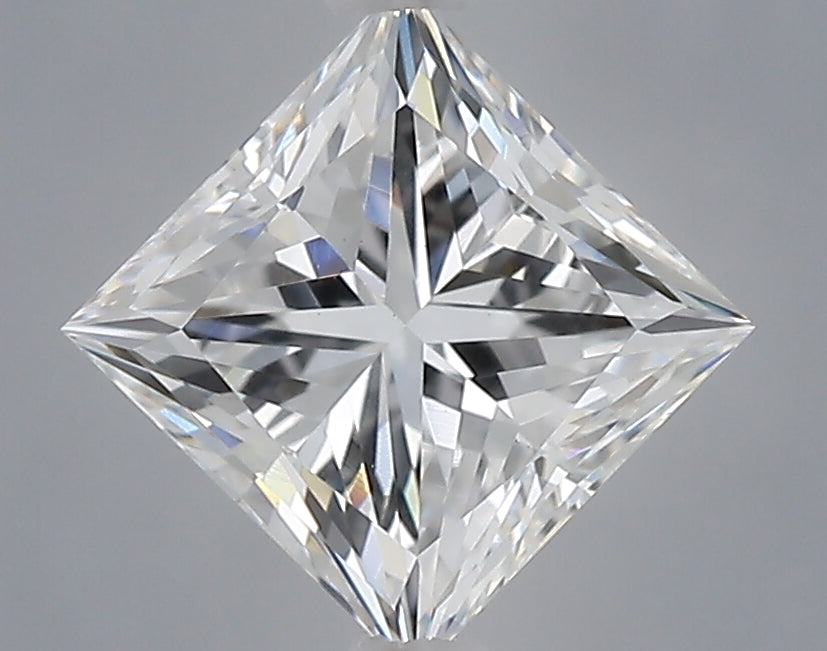 1.05 Carat Princess Shaped, Very Good Cut, D Color, VVS2 Clarity, IGI Certified Lab Grown Diamond