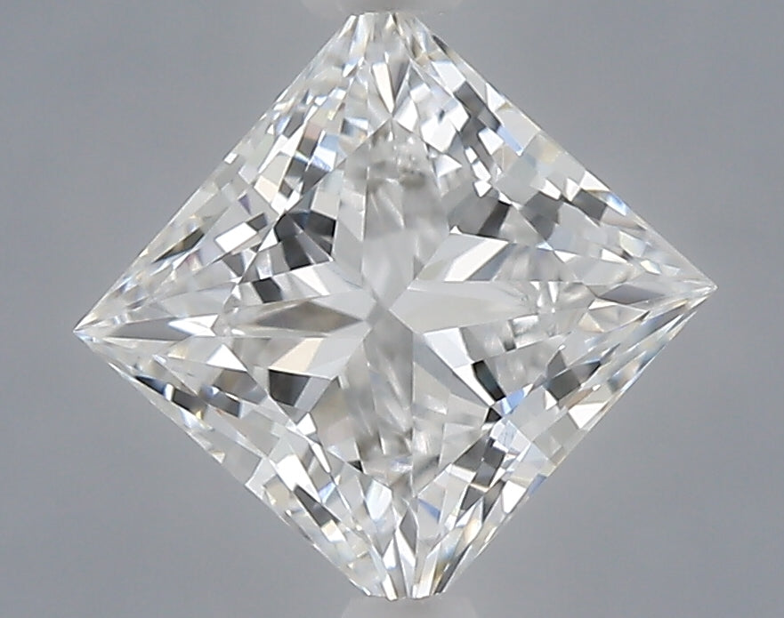 1.09 Carat Princess Shaped, Ideal Cut, D Color, VVS1 Clarity, IGI Certified Lab Grown Diamond