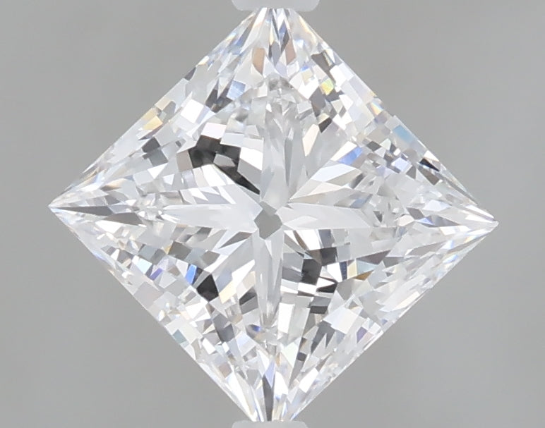 1.56 Carat Princess Shaped, Ideal Cut, D Color, VS1 Clarity, IGI Certified Lab Grown Diamond