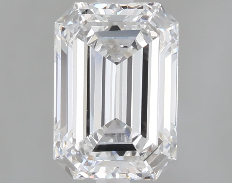 1.60 Carat Emerald Shaped, Excellent Cut, E Color, VVS2 Clarity, IGI Certified Lab Grown Diamond