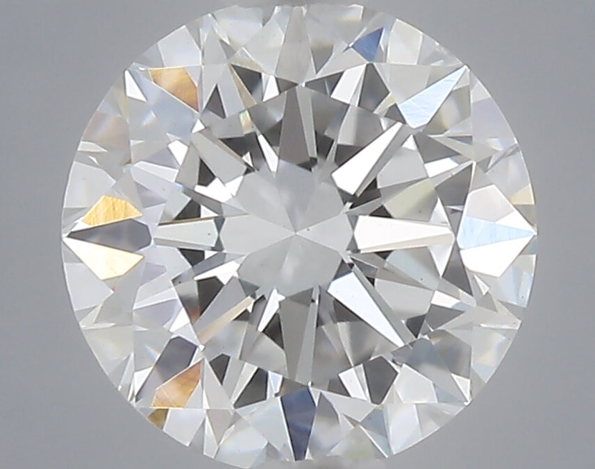 0.55 Carat Round Shaped, Very Good Cut, D Color, VVS2 Clarity, IGI Certified Lab Grown Diamond