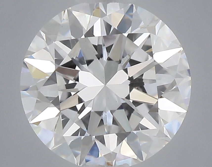 0.55 Carat Round Shaped, Very Good Cut, D Color, VVS2 Clarity, IGI Certified Lab Grown Diamond