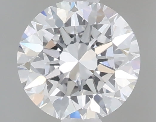 0.56 Carat Round Shaped, Excellent Cut, D Color, VVS2 Clarity, IGI Certified Lab Grown Diamond