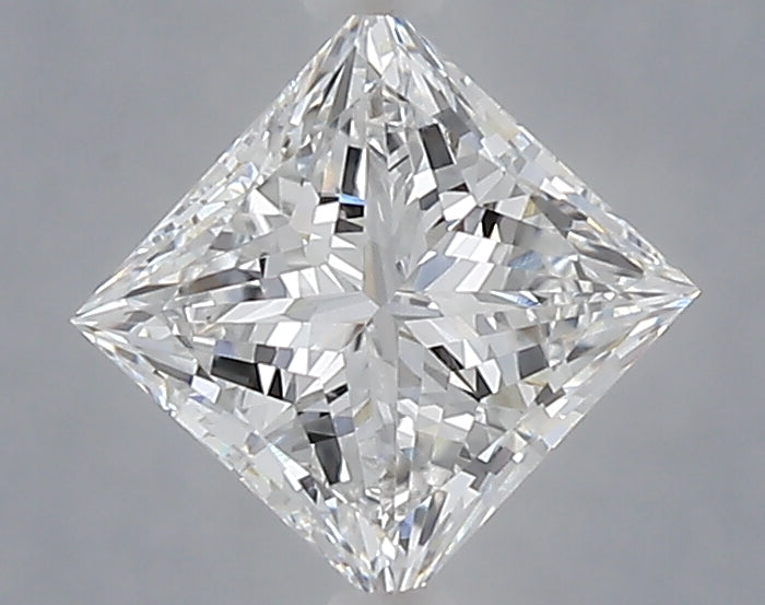 1.07 Carat Princess Shaped, Very Good Cut, D Color, VVS2 Clarity, IGI Certified Lab Grown Diamond