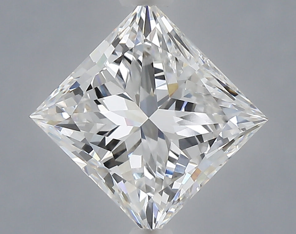 1.59 Carat Princess Shaped, Very Good Cut, E Color, VVS2 Clarity, IGI Certified Lab Grown Diamond