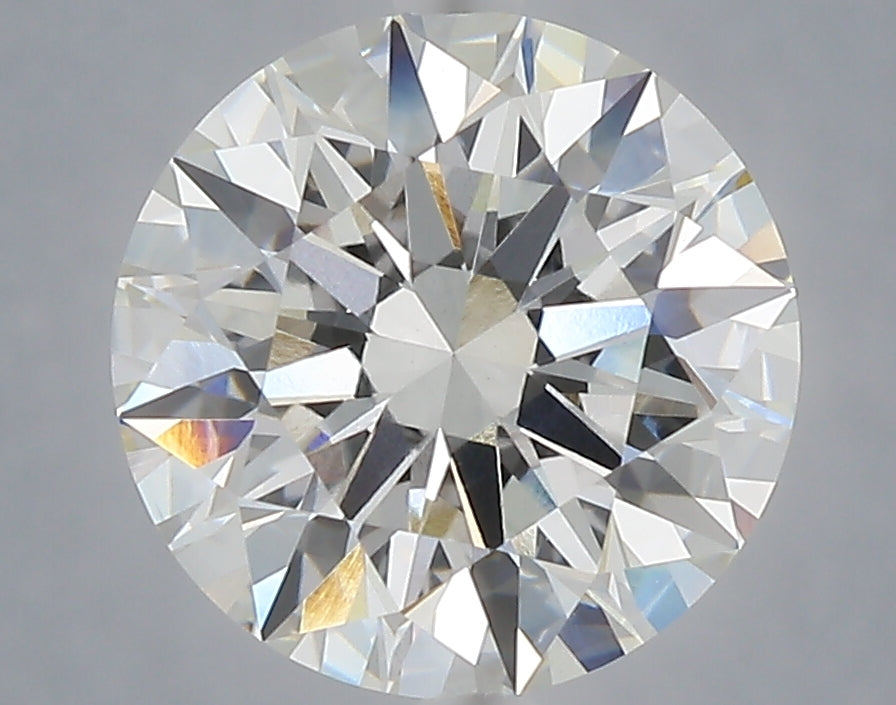 3.09 Carat Round Shaped, Ideal Cut, VVS2 Clarity, IGI Certified Lab Grown Diamond