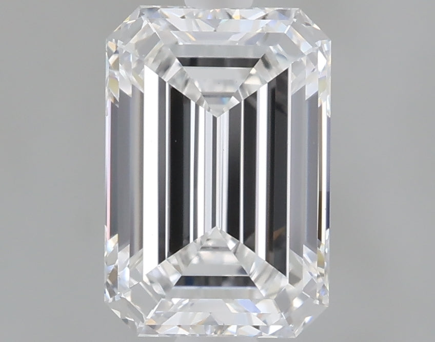 1.60 Carat Emerald Shaped, Ideal Cut, D Color, VS1 Clarity, IGI Certified Lab Grown Diamond