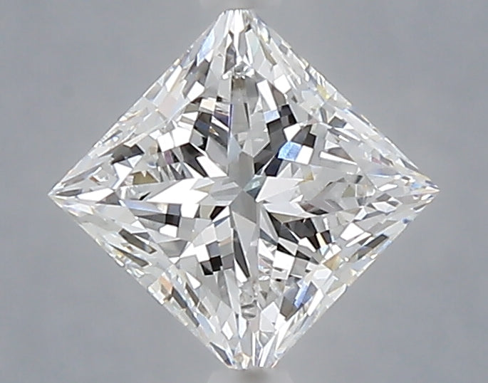 1.10 Carat Princess Shaped, Excellent Cut, D Color, VVS2 Clarity, IGI Certified Lab Grown Diamond