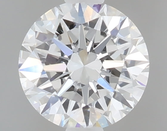 0.55 Carat Round Shaped, Excellent Cut, D Color, VVS2 Clarity, IGI Certified Lab Grown Diamond