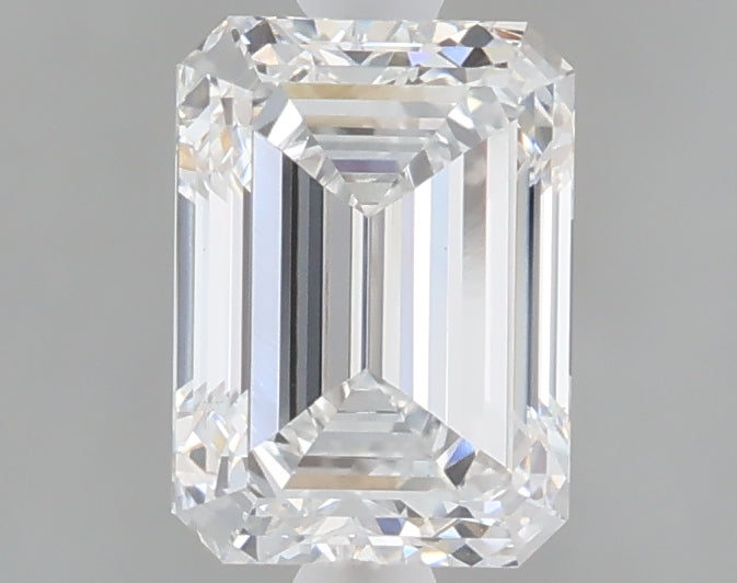 1.37 Carat Emerald Shaped, Ideal Cut, D Color, VS1 Clarity, IGI Certified Lab Grown Diamond