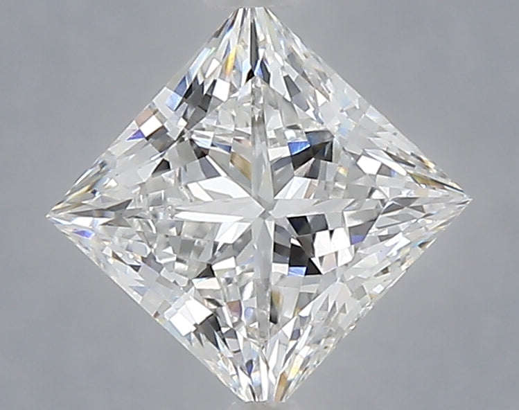1.59 Carat Princess Shaped, Ideal Cut, D Color, VVS2 Clarity, IGI Certified Lab Grown Diamond