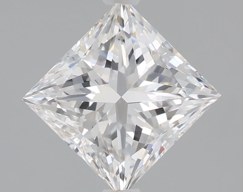 1.59 Carat Princess Shaped, Excellent Cut, E Color, VS1 Clarity, IGI Certified Lab Grown Diamond