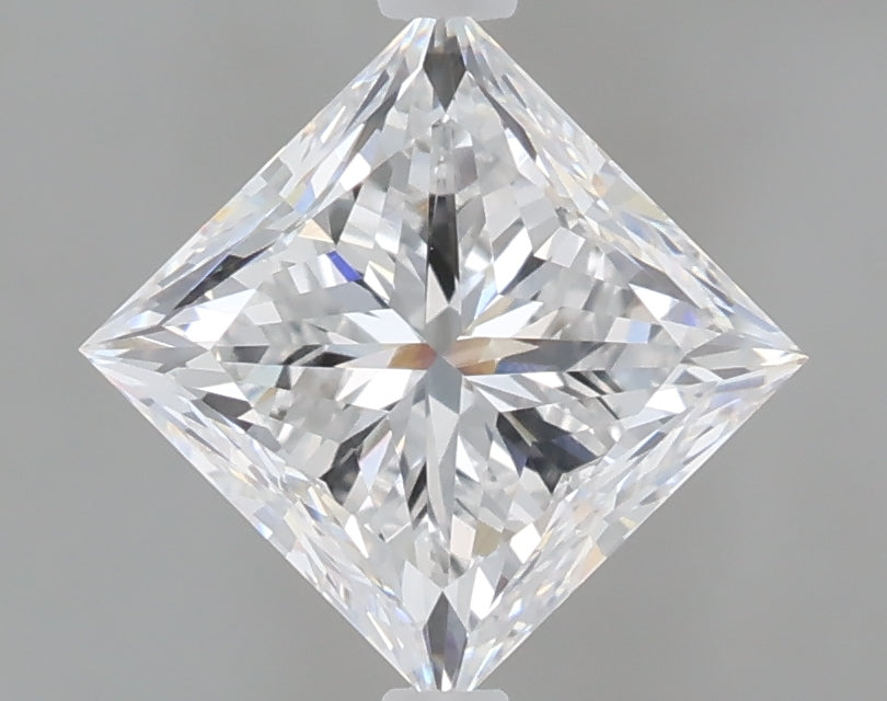 1.54 Carat Princess Shaped, Excellent Cut, D Color, VS1 Clarity, IGI Certified Lab Grown Diamond
