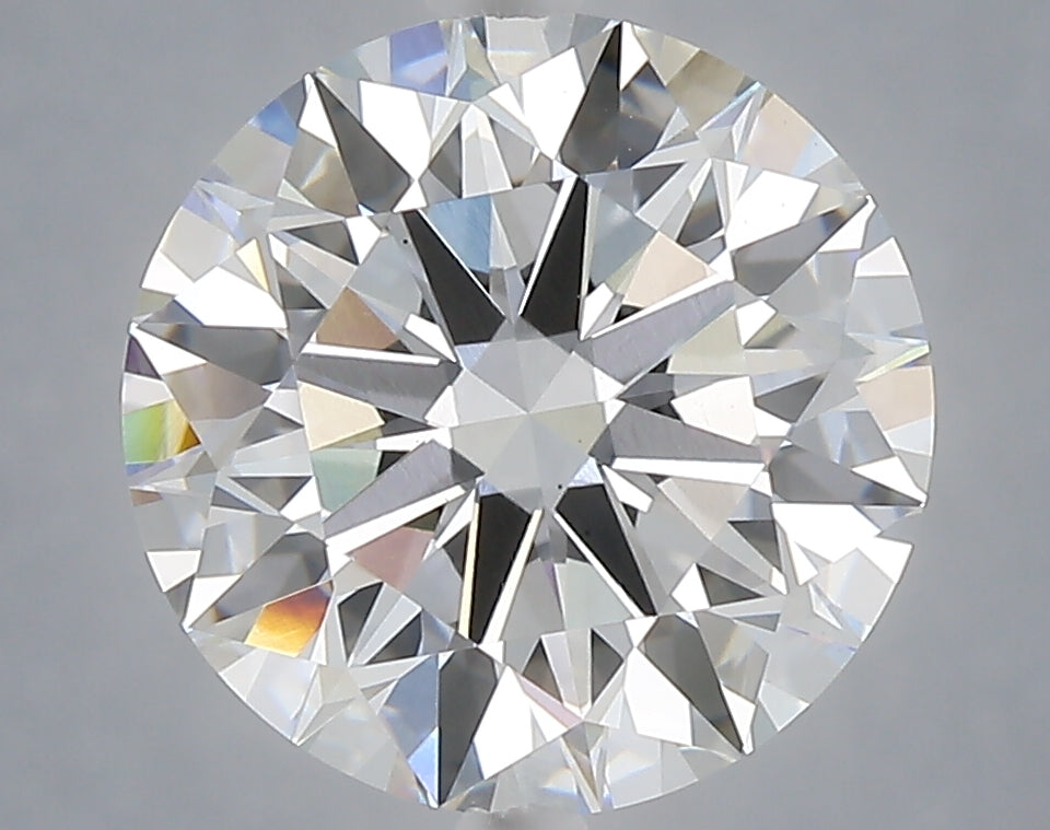 4.07 Carat Round Shaped, Ideal Cut, E Color, VS1 Clarity, IGI Certified Lab Grown Diamond