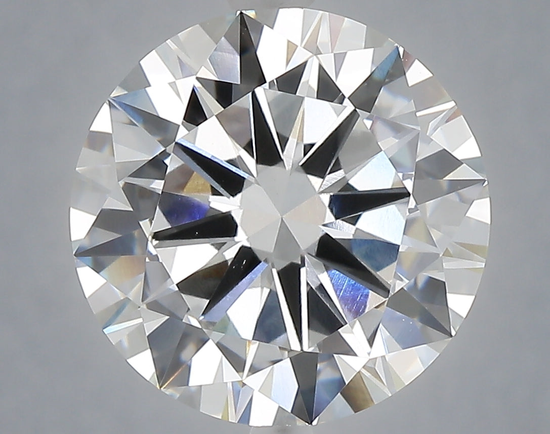 6.01 Carat Round Shaped, Very Good Cut, F Color, VVS2 Clarity, IGI Certified Lab Grown Diamond