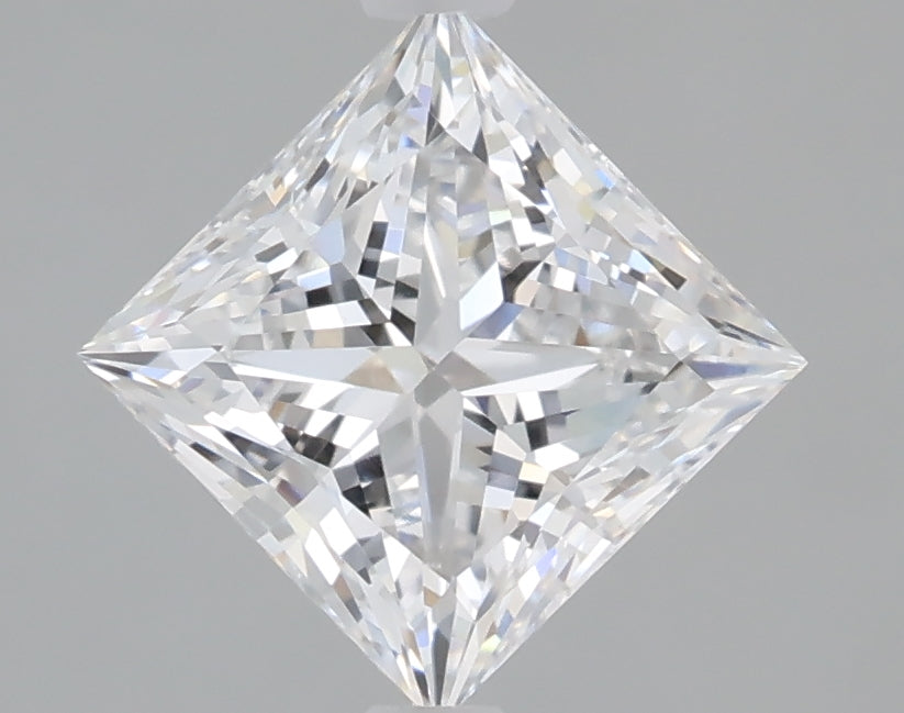 1.59 Carat Princess Shaped, Ideal Cut, E Color, VVS2 Clarity, IGI Certified Lab Grown Diamond