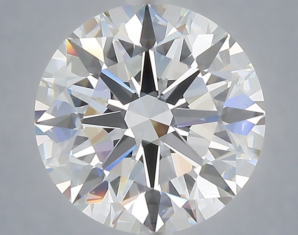 4.10 Carat Round Shaped, Ideal Cut, E Color, VVS2 Clarity, IGI Certified Lab Grown Diamond