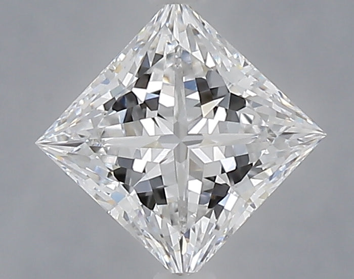 1.09 Carat Princess Shaped, Ideal Cut, D Color, VVS2 Clarity, IGI Certified Lab Grown Diamond