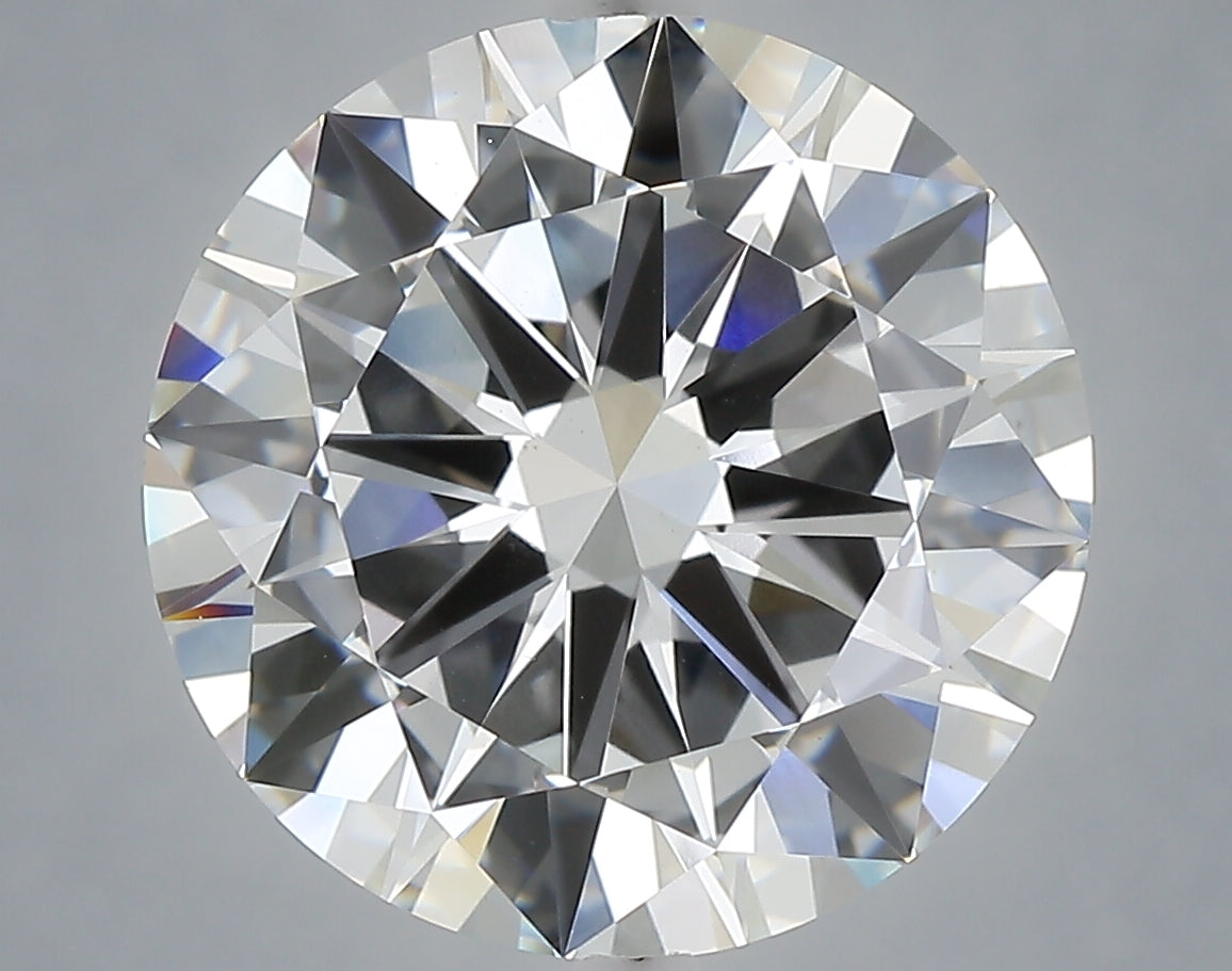 5.53 Carat Round Shaped, Excellent Cut, E Color, VS1 Clarity, IGI Certified Lab Grown Diamond