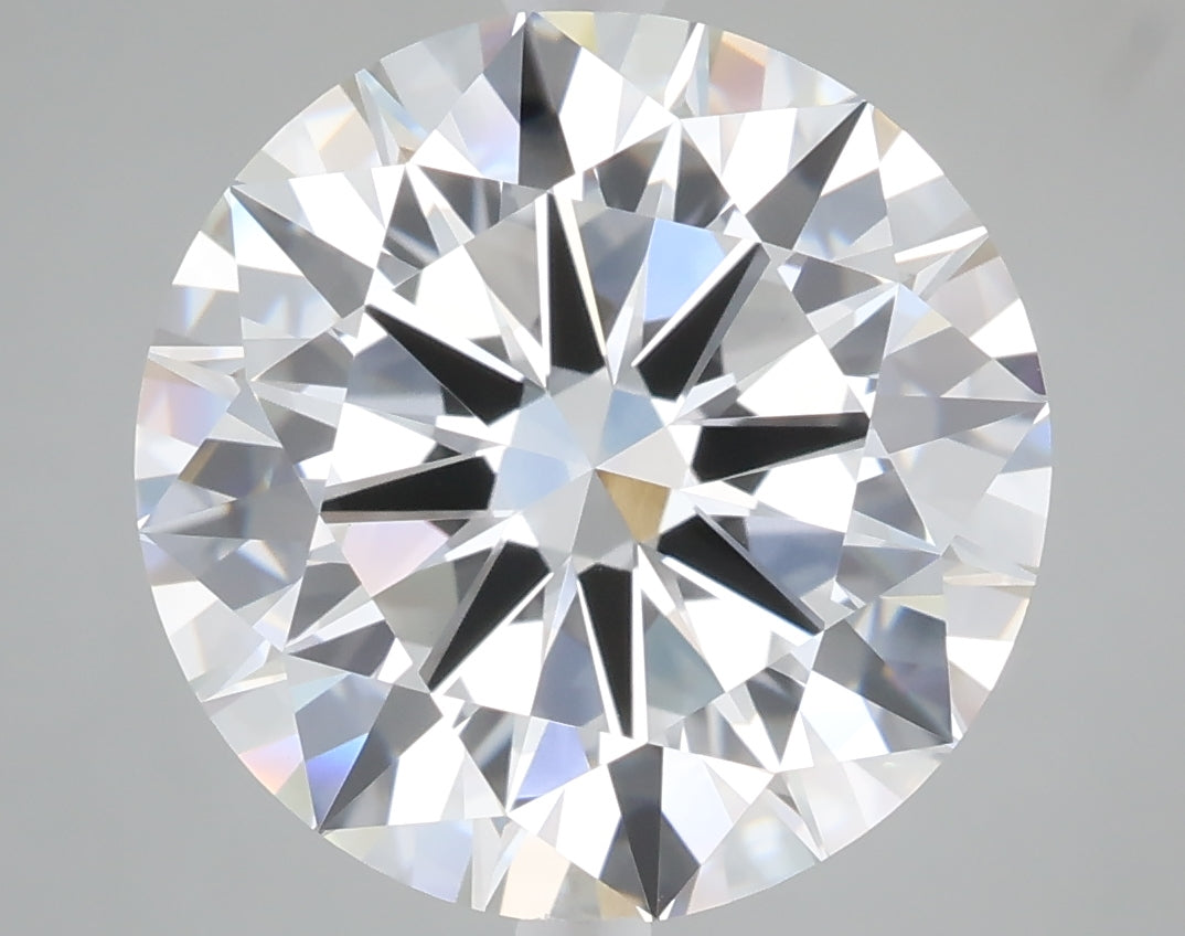 6.01 Carat Round Shaped, Excellent Cut, E Color, VVS2 Clarity, IGI Certified Lab Grown Diamond