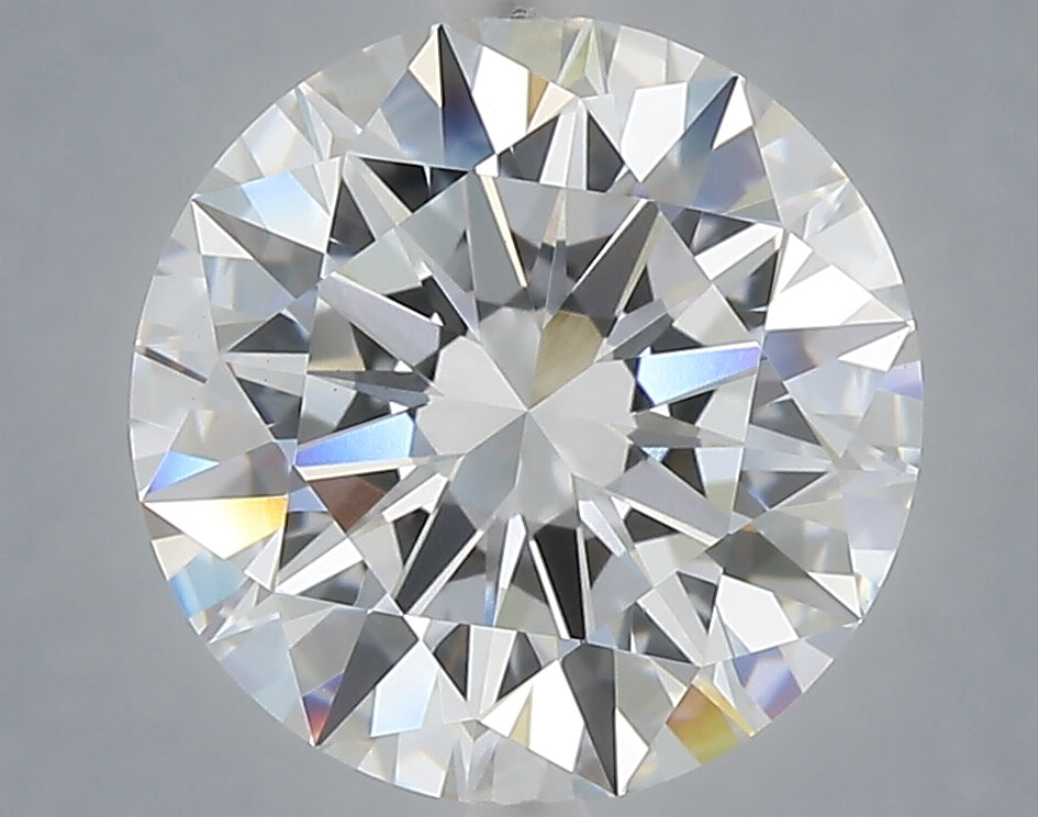 4.09 Carat Round Shaped, Excellent Cut, E Color, VS1 Clarity, IGI Certified Lab Grown Diamond