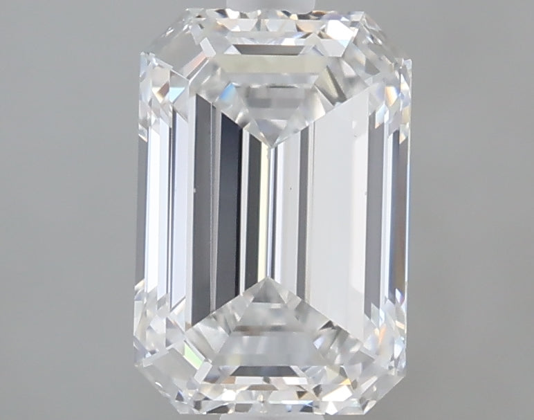 1.10 Carat Emerald Shaped, Ideal Cut, D Color, VS1 Clarity, IGI Certified Lab Grown Diamond