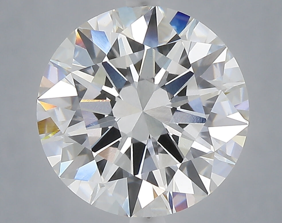 4.08 Carat Round Shaped, Excellent Cut, E Color, VS1 Clarity, IGI Certified Lab Grown Diamond