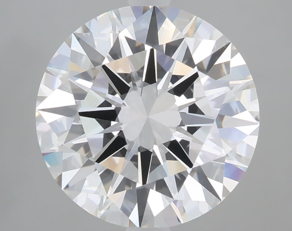 4.10 Carat Round Shaped, Excellent Cut, E Color, VVS2 Clarity, IGI Certified Lab Grown Diamond