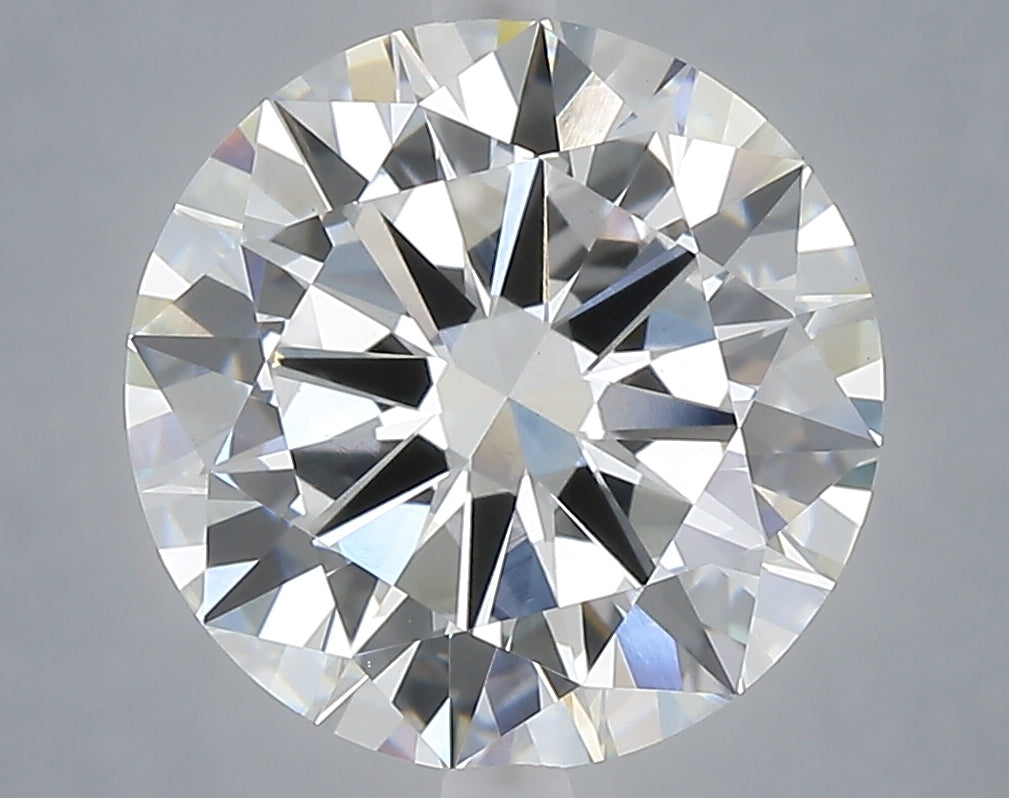 4.01 Carat Round Shaped, Excellent Cut, F Color, VVS2 Clarity, IGI Certified Lab Grown Diamond