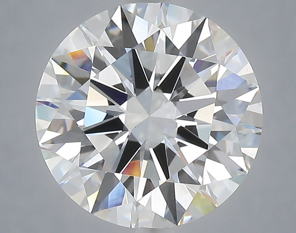 4.10 Carat Round Shaped, Excellent Cut, E Color, VS1 Clarity, IGI Certified Lab Grown Diamond