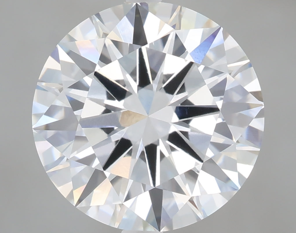 4.09 Carat Round Shaped, Excellent Cut, E Color, VVS2 Clarity, IGI Certified Lab Grown Diamond