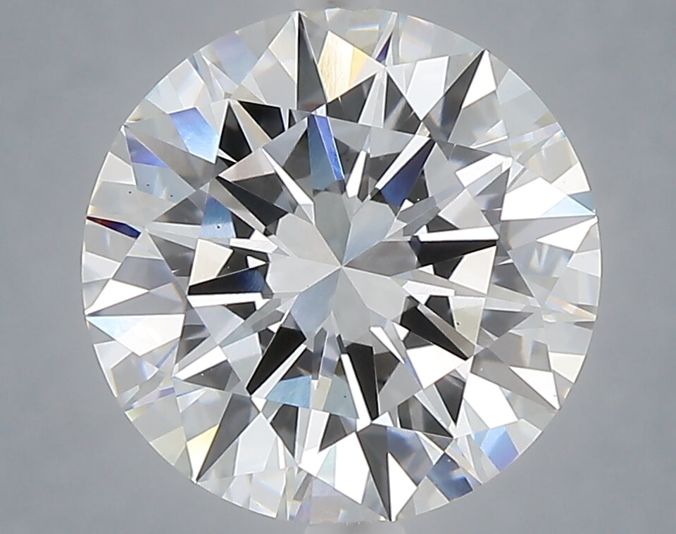 4.06 Carat Round Shaped, Excellent Cut, E Color, VS1 Clarity, IGI Certified Lab Grown Diamond