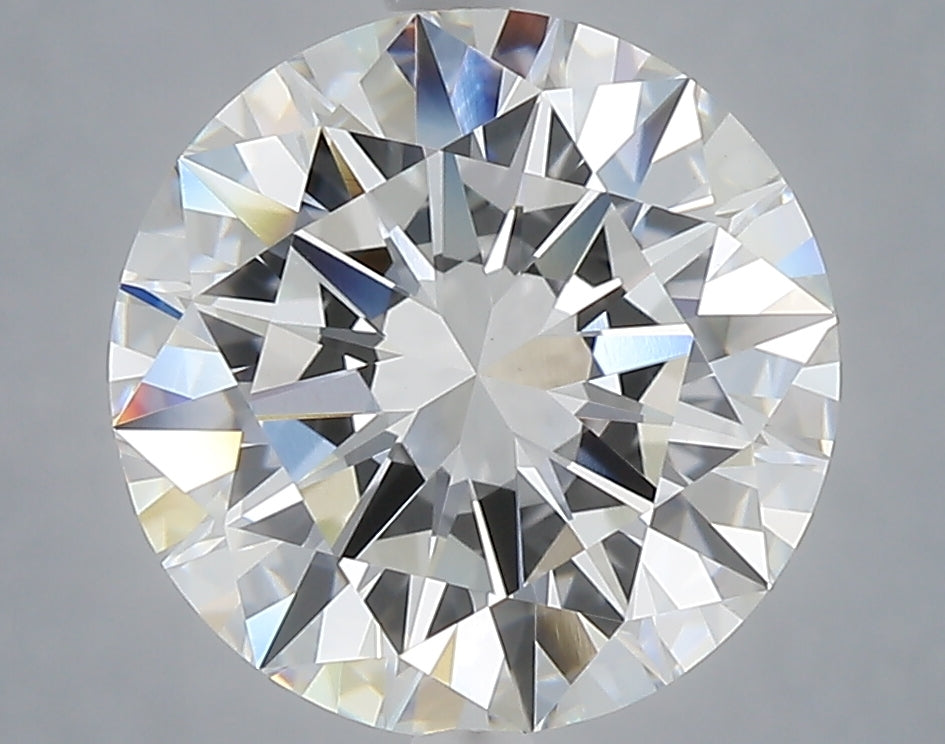 4.09 Carat Round Shaped, Excellent Cut, E Color, VVS2 Clarity, IGI Certified Lab Grown Diamond