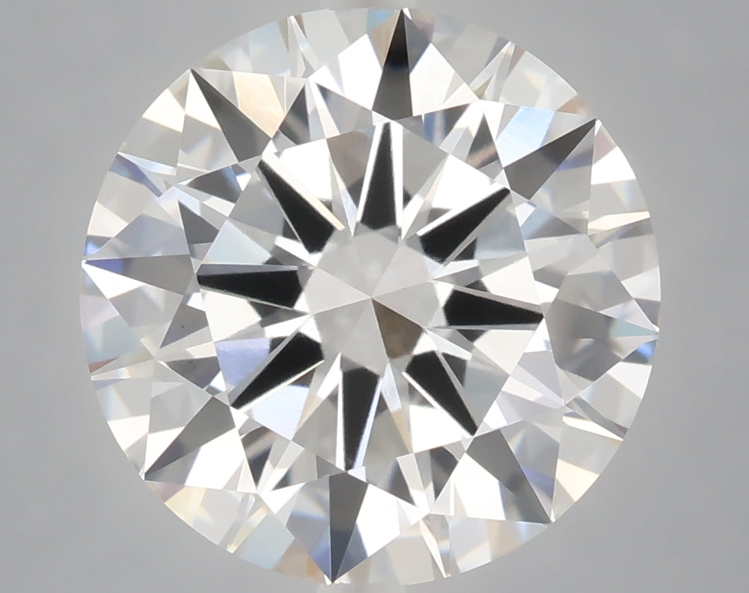 4.09 Carat Round Shaped, Excellent Cut, E Color, VVS2 Clarity, IGI Certified Lab Grown Diamond