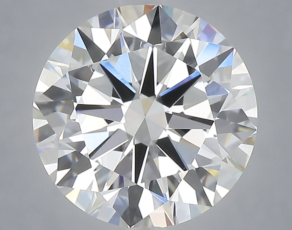 4.02 Carat Round Shaped, Excellent Cut, E Color, VVS2 Clarity, IGI Certified Lab Grown Diamond