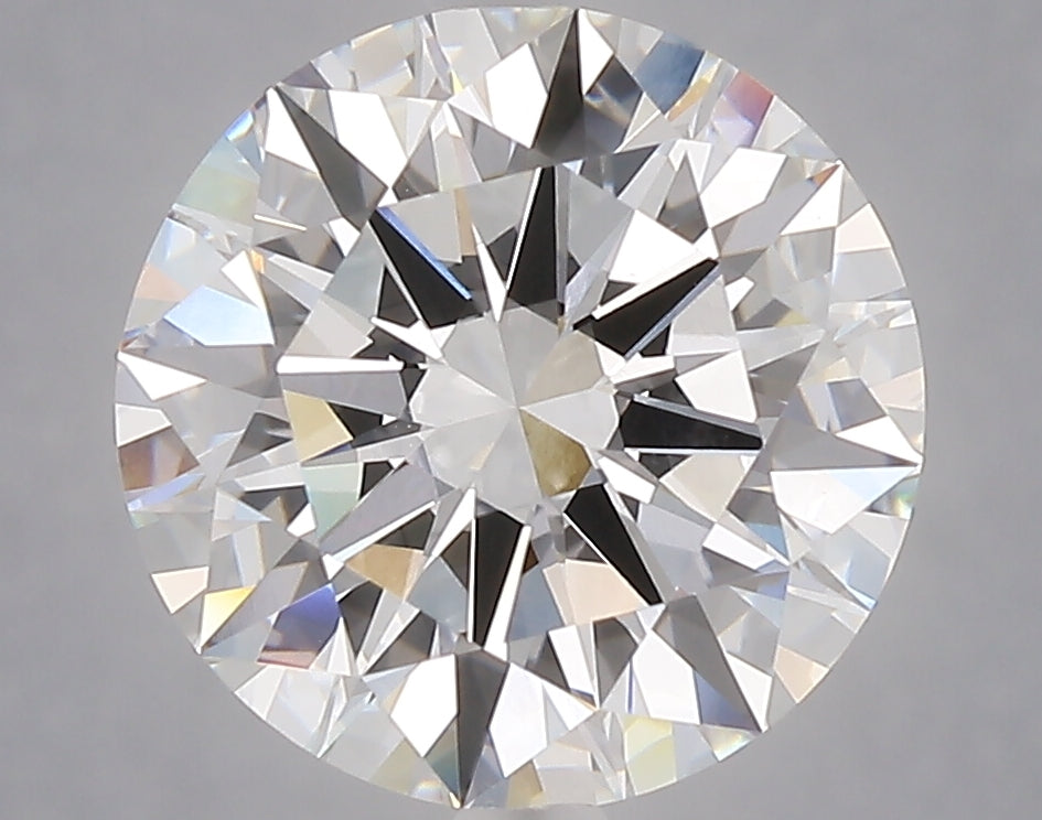 4.07 Carat Round Shaped, Excellent Cut, E Color, VVS2 Clarity, IGI Certified Lab Grown Diamond