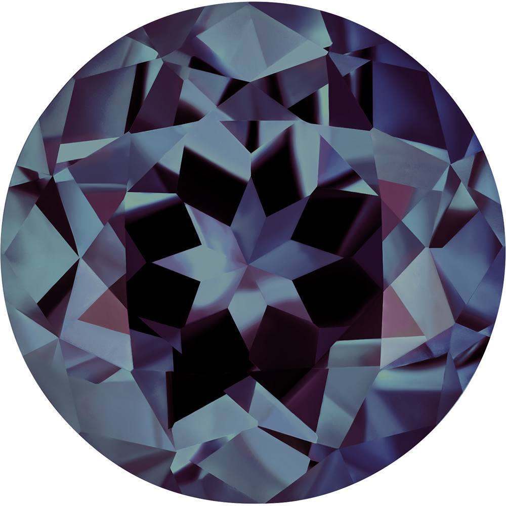 1.35 Carat Round Cut Lab-Created Alexandrite