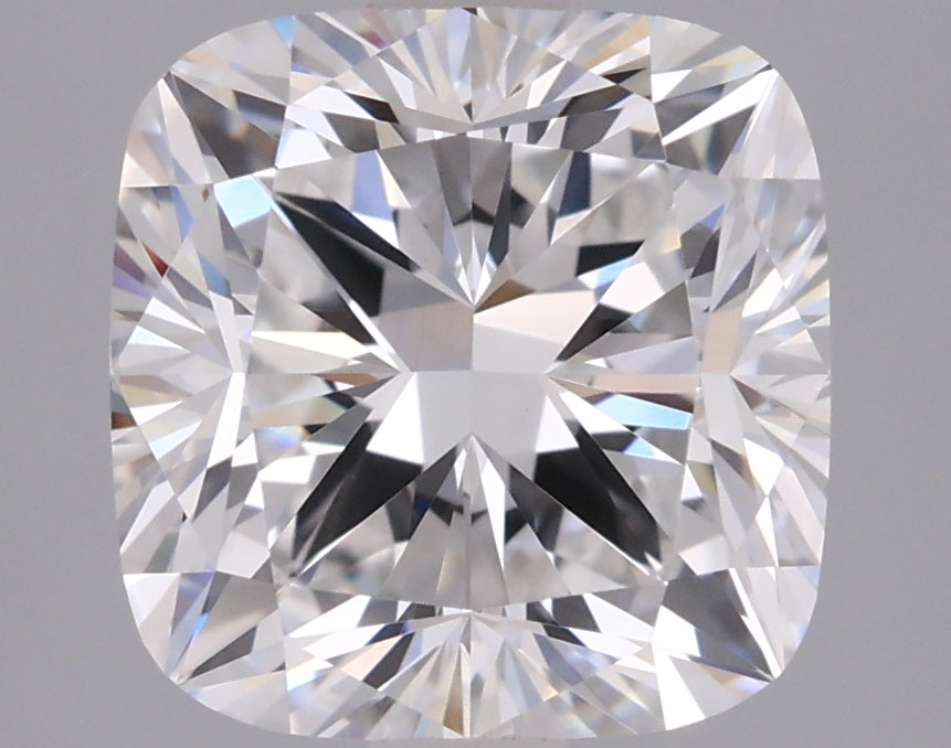 2.01 Carat Cushion Shaped, Ideal Cut, E Color, VVS2 Clarity, IGI Certified Lab Grown Diamond