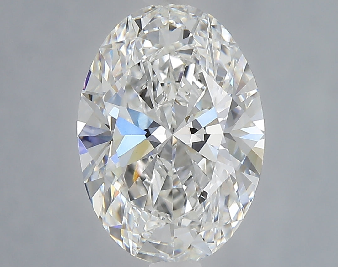 2.57 Carat Oval Shaped, Ideal Cut, E Color, VVS2 Clarity, IGI Certified Lab Grown Diamond