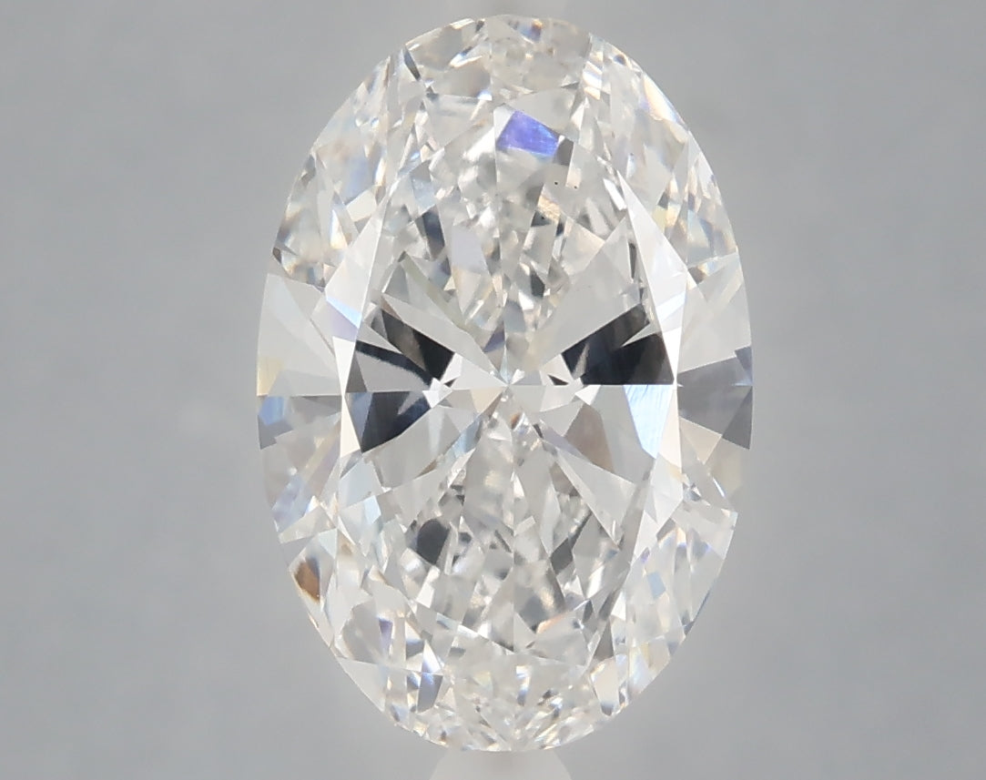 3.02 Carat Oval Shaped, Very Good Cut, D Color, VS1 Clarity, IGI Certified Lab Grown Diamond