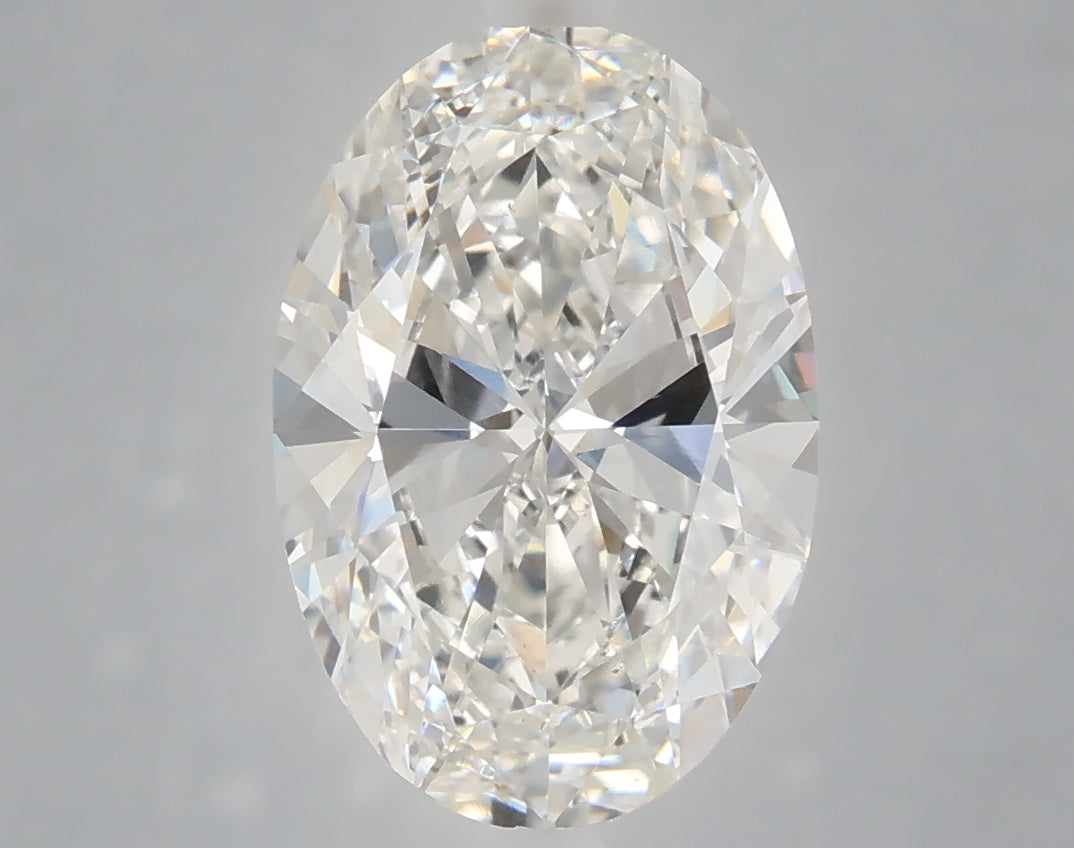 3.08 Carat Oval Shaped, Ideal Cut, F Color, VS1 Clarity, IGI Certified Lab Grown Diamond