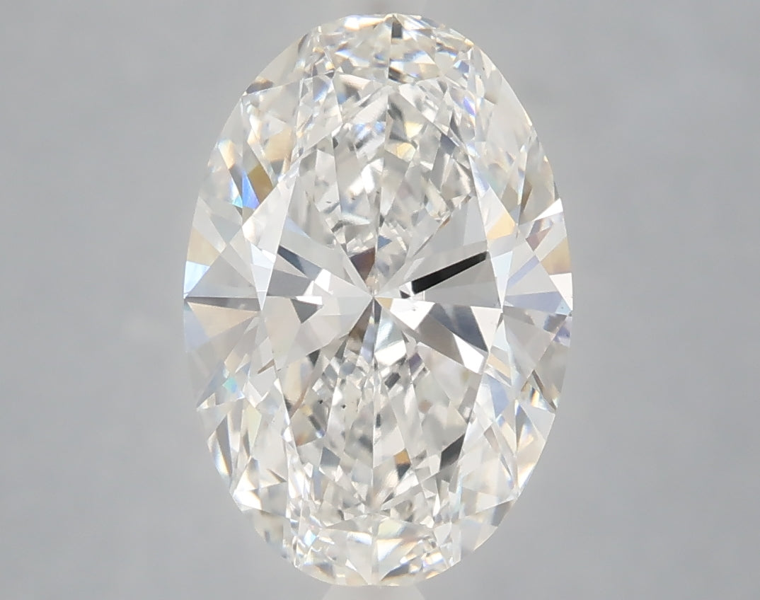 3.07 Carat Oval Shaped, Ideal Cut, F Color, VS1 Clarity, IGI Certified Lab Grown Diamond
