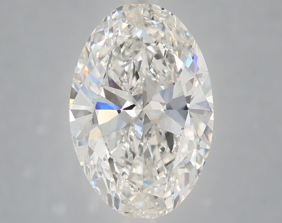 3.08 Carat Oval Shaped, Excellent Cut, F Color, VS2 Clarity, IGI Certified Lab Grown Diamond