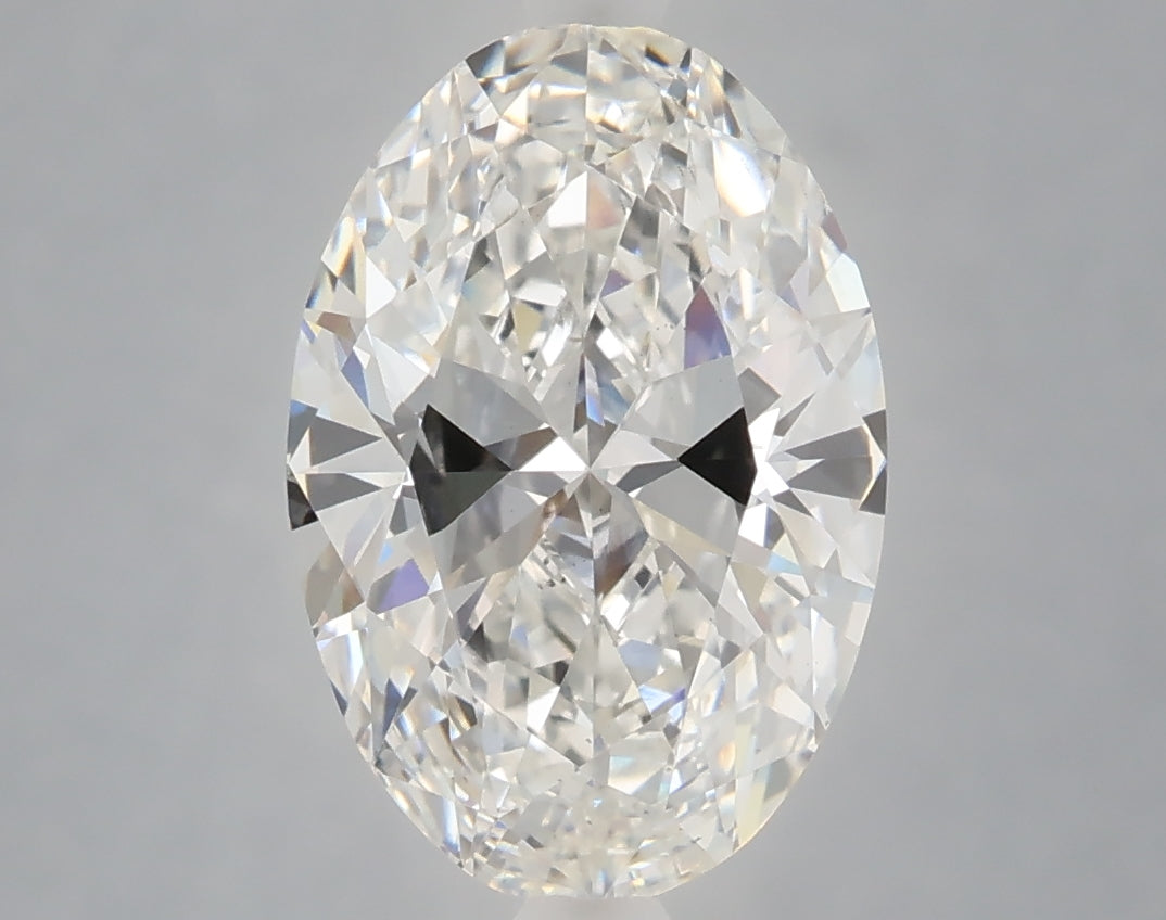 3.09 Carat Oval Shaped, Ideal Cut, F Color, VS2 Clarity, IGI Certified Lab Grown Diamond