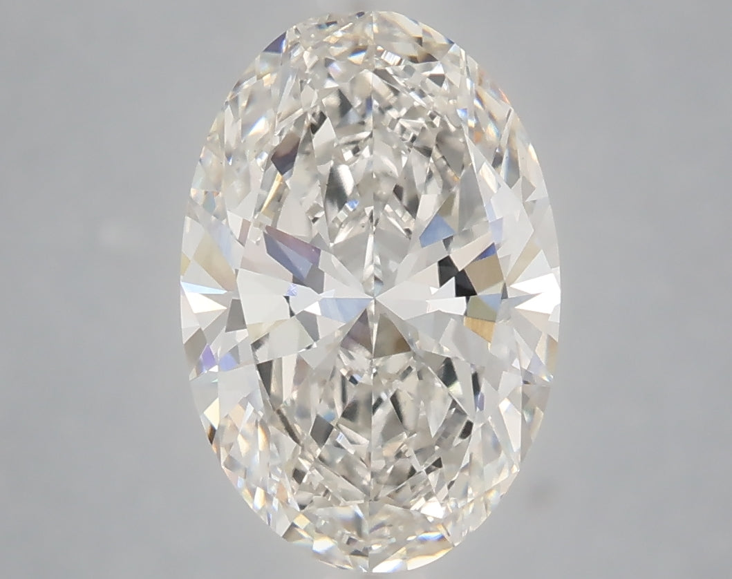 3.06 Carat Oval Shaped, Very Good Cut, G Color, VS1 Clarity, IGI Certified Lab Grown Diamond
