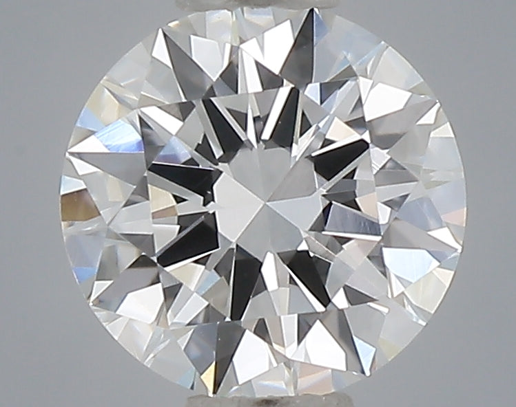 0.57 Carat Round Shaped, Excellent Cut, D Color, VVS2 Clarity, IGI Certified Lab Grown Diamond