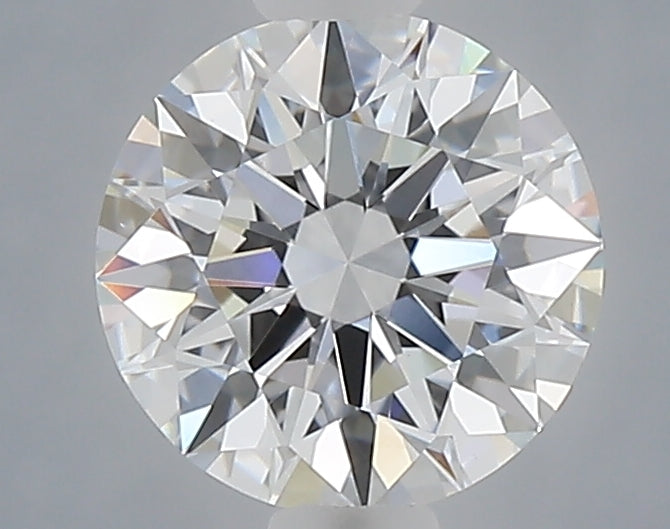 1.09 Carat Round Shaped, Ideal Cut, D Color, VVS2 Clarity, IGI Certified Lab Grown Diamond